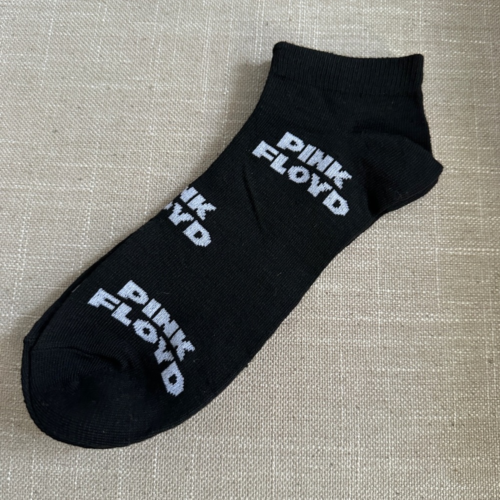 Pink Floyd Socks Ankle Socks Black & White One Size Officially licensed NEW